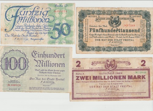Notgeld stadt freital 500 - stadt,