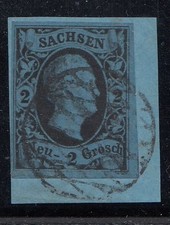 Sachsen, Mi.Nr. 7 Freim