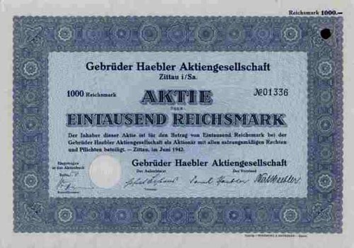 Gebrüder haebler 1942 zittau - gebrüder,