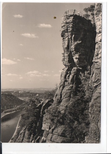 Postkarte sachsen lohmen - postkarte,