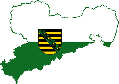 Sachsen konturgeschnitten - 2,