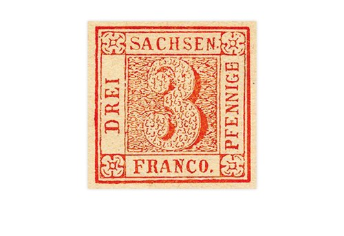 Faksimile sachsen dreier - faksimile,