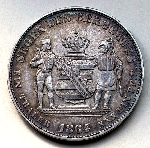Taler 1864 sachsen - taler,