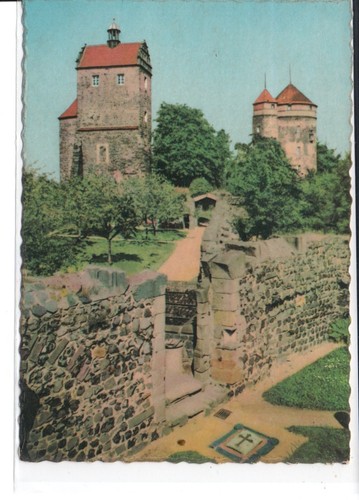 Postkarte sachsen stolpen - postkarte,