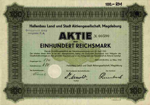 Hallenbau land und - und, ag