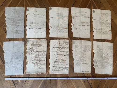 Konvolut urkunden 1793 - konvolut, 1793-1845