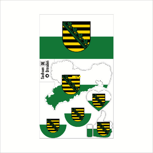 Sachsen aufkleber deutschland - sachsen,