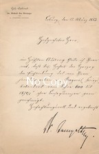 Historischer Brief 1883