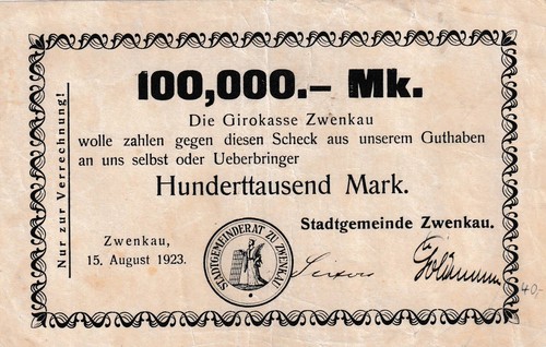 Zwenkau stadt 100 tausend - zwenkau,