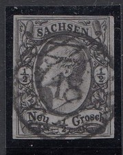 Sachsen, Mi.Nr. 8, Freim