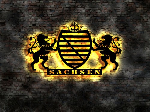 Sachsen wappen led - ,