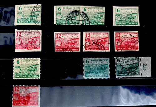 Sbz provinz sachsen - sbz, 1945/6