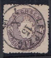 Sachsen, Mi.Nr. 19, Freim
