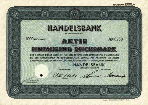 Handelsbank 1941 leipzig - ag,