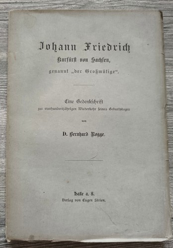 Johann friedrich kurfürst von - friedrich,