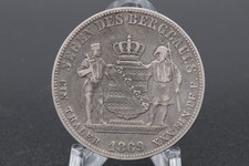 Sachsen Ausbeutetaler 1861 B