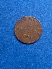 Sachsen  Meiningen  2 Pfennig