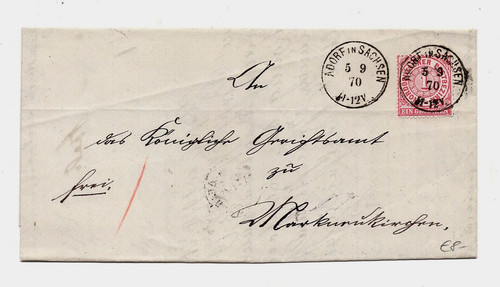 Adorf sachsen 1870 ndp - adorf,